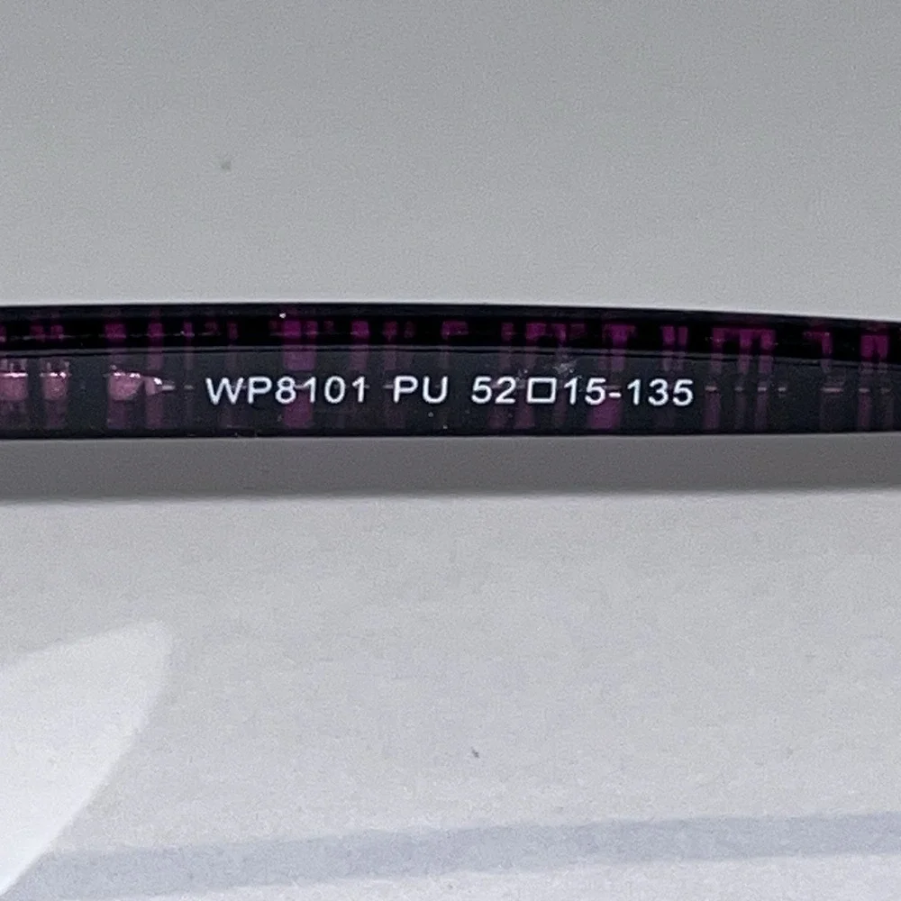 Eyeglasses Frame‎ WP8101 PU Women's Purple Plastic Full Rim Square 52-15-135